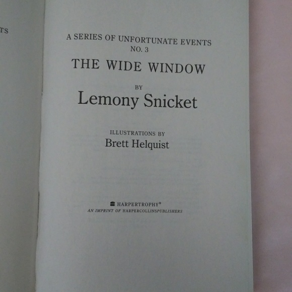 Lemony Snicket book - Picture 4 of 5